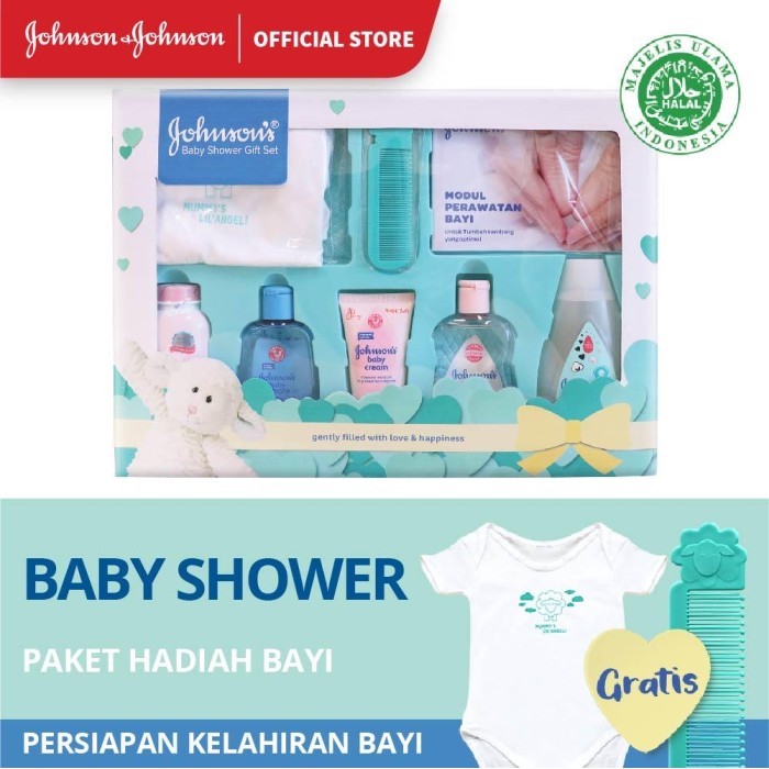 TERUJI JOHNSON'S Shower Gift Set Johnson Paket Hadiah Bayi Kado Bayi Lahir