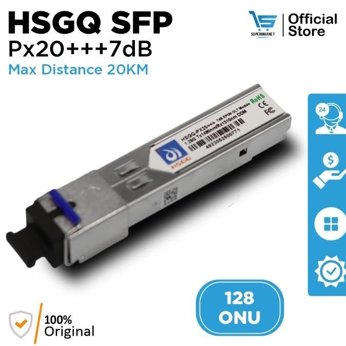 [] SFP EPON OLT PX20+++ 9db HSQG HIOSO
