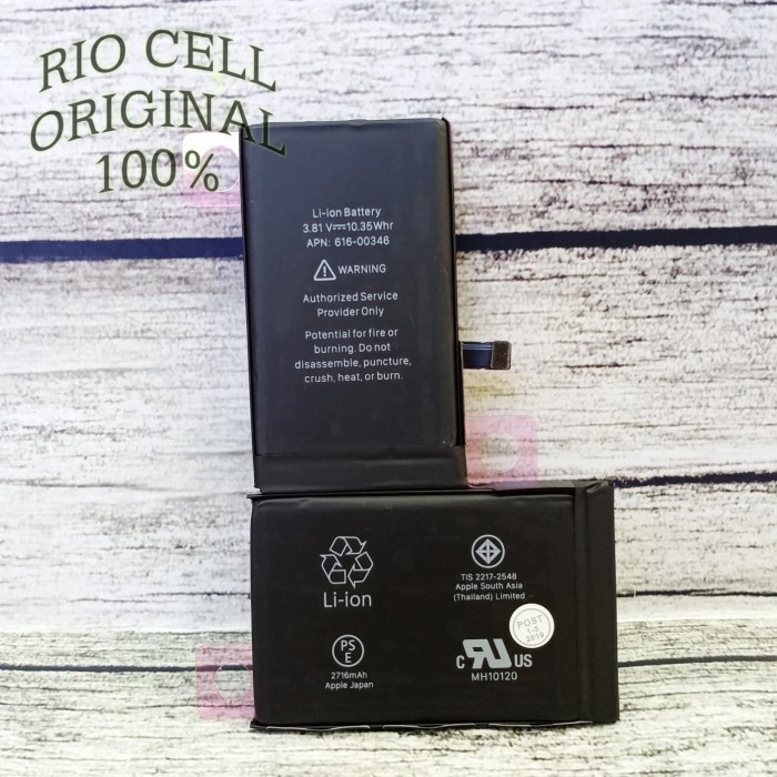 Battery /Baterai iPhone X Original 100% A Garansi 1Bulan