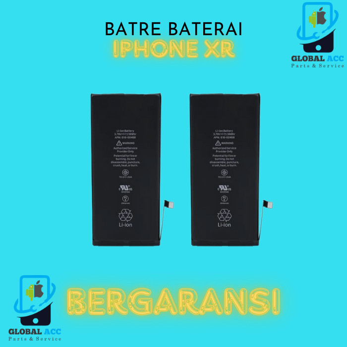 batre baterai battery iphone xr original 100%