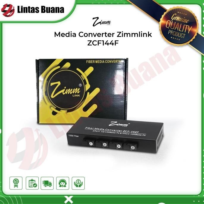 Media Converter Zimmlink ZCF-142F 4 FO 2 LAN