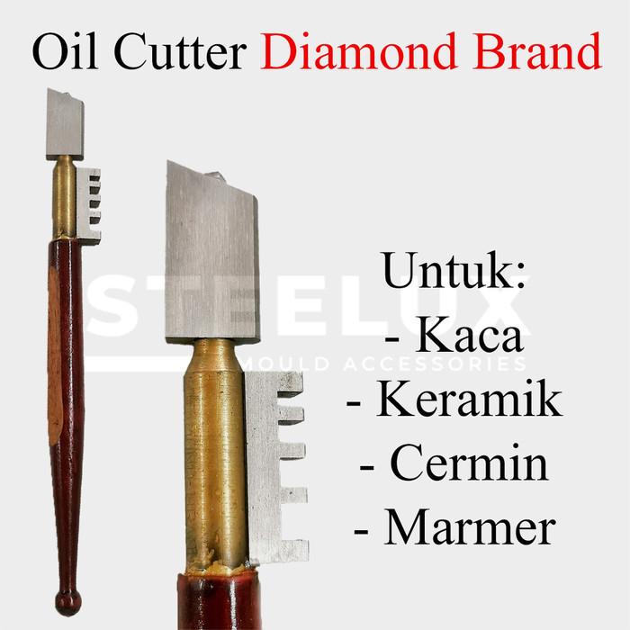 Oil Glass Cutter Alat Pemotong Diamond Brand Pisau Potong Diamond Tool Kaca Akrilik Acrylic Keramic 