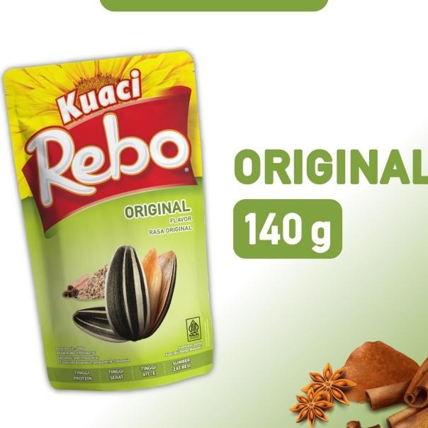 

Rebo Kuaci Bundling 3 Pcs 140 Gram - Rasa Coconut, & Lk