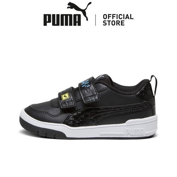 

BLUE- PUMA SEPATU SNEAKER ANAK MULTIFLEX PLAY V BLACK-REGAL BLUE