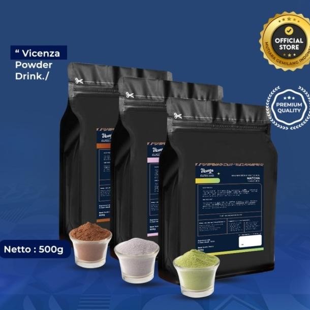 

Siap Kirim VICENZA PREMIUM DRINK POWDER 500gr BUBUK MINUMAN HALAL MURAH