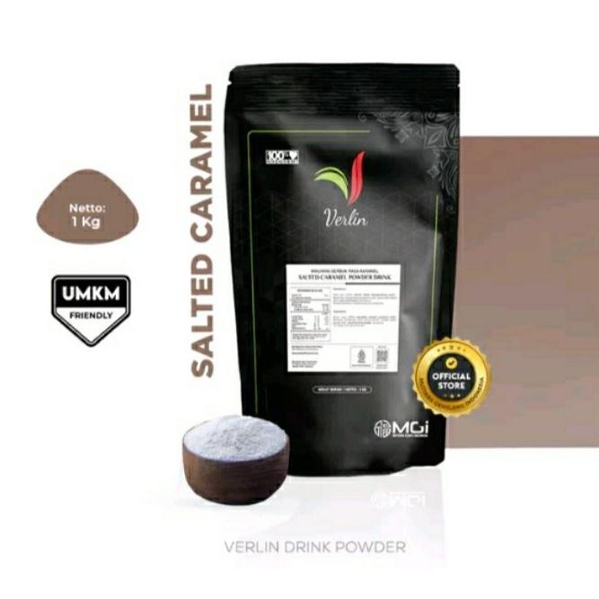 

Siap Kirim Verlin minuman serbuk / bubuk / instan Salted Caramel 1KG