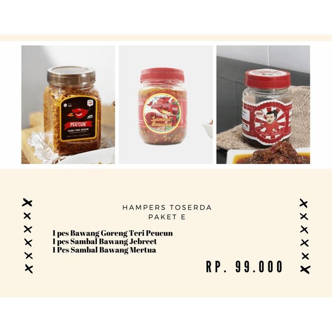 

Siap Kirim Hampers Sambal dan Makanan Pedas Natal dan Tahun Baru / Hadiah / Kado