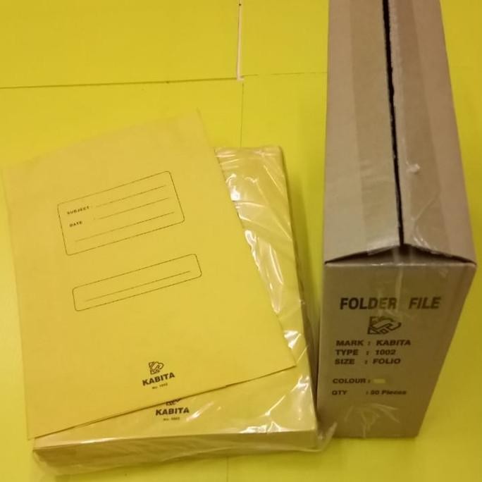 

MAP KARTON KABITA 1002 (ISI 50PCS) FOLIO - BIRU, MERAH, KUNING, HIJAU