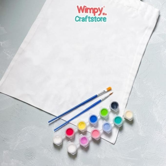 

Baru Terlaris Wimpy Bag Painting Starter Kit Melukis Tas Kanvas Art Set Painting Kit Original Hemat