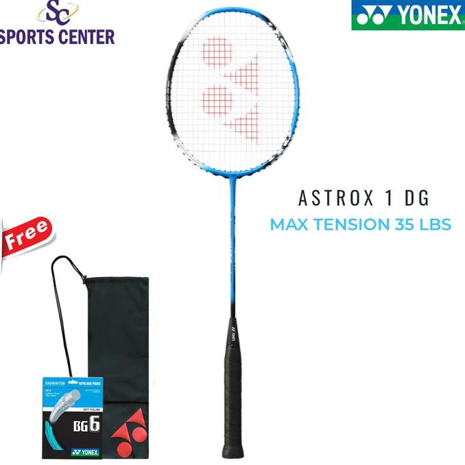 

BLUE- RAKET BADMINTON YONEX ASTROX 1 DG BLUE BLACK