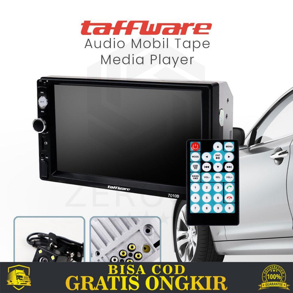 SISTEM AUDIO MOBIL TAPE LAYAR BLUETOOTH NIRKABEL CARPLAY AUTOMOTIVE