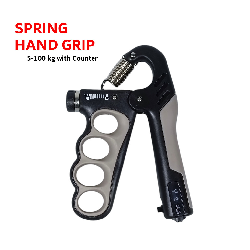 

- ORMIY Spring Hand Grip Finger Power Exercise 5-100kg Digital Counter - 620WLQ -
