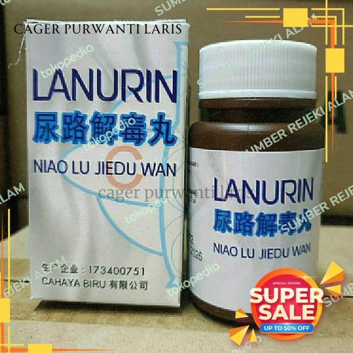 

LANURIN OBAT SAKIT INFEKSI SALURAN KENCING NIAO LU JIEDU WAN HERBAL FREE ONGKIR!!