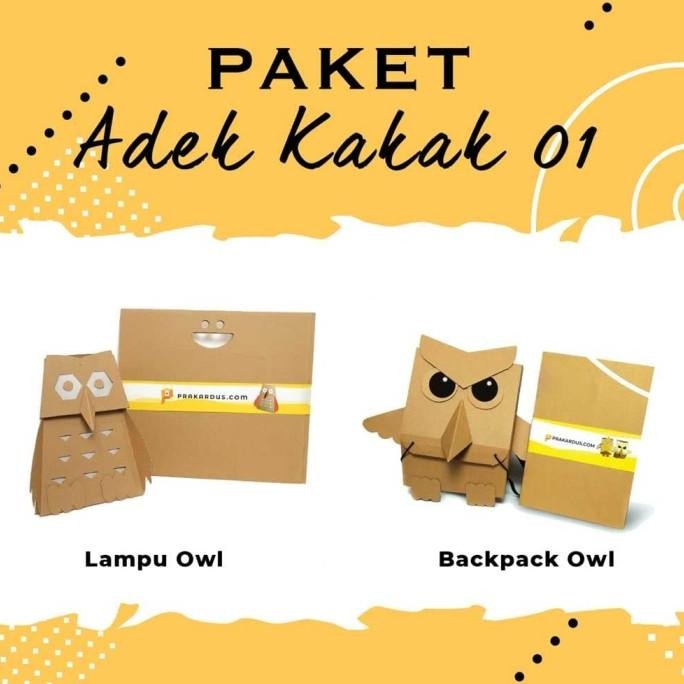 

Terlaris PAKET 01 Mainan edukasi PRAKARDUS kardus anak kreatif (2 in 1) COD