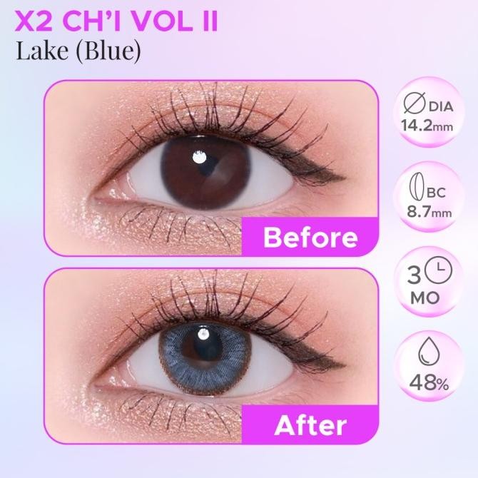 

BLUE- SPEX SYMBOL SOFTLENS X2 CH'I VARIAN LAKE ( BLUE )