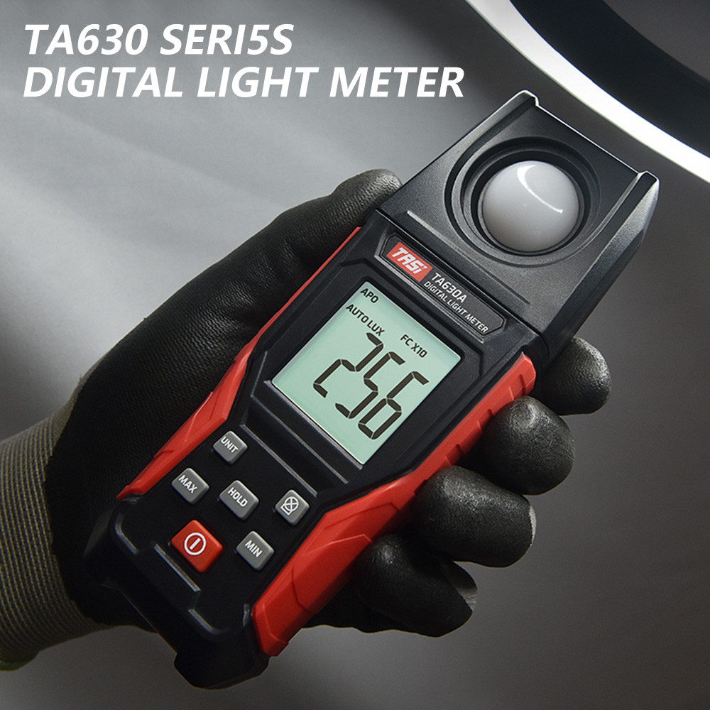 

- TASi Lux Meter Alat Ukur Intensitas Cahaya Digital LCD Screen - TA630A -
