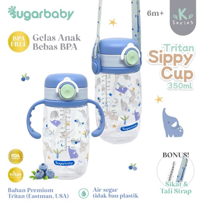Sugar Baby TRITAN Sippy Cup Nature Series / Botol Minum anak