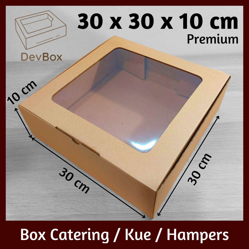 

Kardus Mika 30 x 30 x 10 cm | Kotak Makanan, Catering, Kue, Hampers, Hadiah | Model Pizza Tanpa Lakban