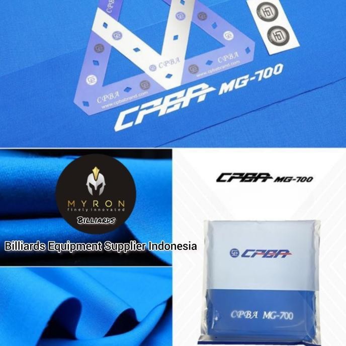 

BLUE- KAIN LAKEN CPBA MG-700~ELECTRIC BLUE~BILLIARD CLOTH 9 FEET