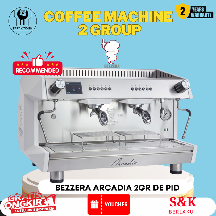 Bezzera Coffee Machine Arcadia DE PID 2 Group Mesin Kopi Bezzera