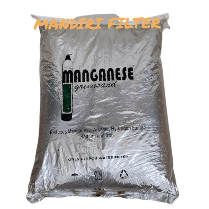 Manganese Greensand Lokal 25 Kg - Media Filter Air Manganese Greensand