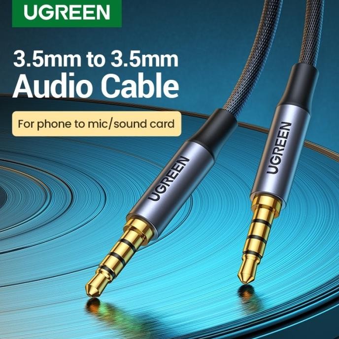 socket - Ugreen Kabel Audio Hifi Aux 3.5mm Jack 3.5mm TRRS W/ mic