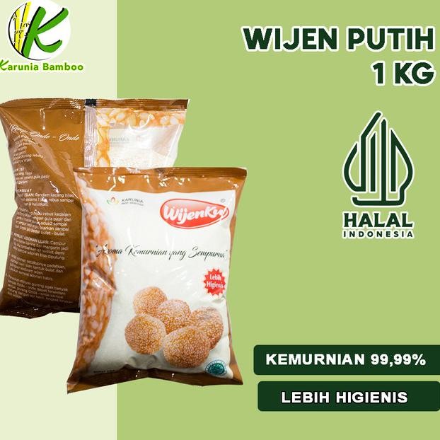 

Wijen Putih India Wijenku/Sesame Seeds 1000Gram