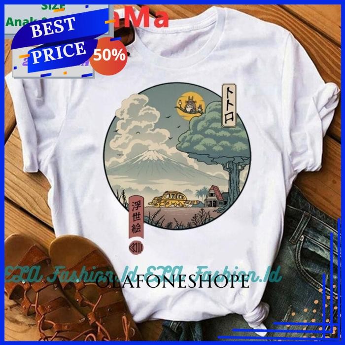 KAOS BONEKA TOTORO STUDIO GHIBLI MIYAZAKI HAYAO MY NEIGHBOR TOTORO ANAK DEWASA MURAH BY OLAFONESHOPE