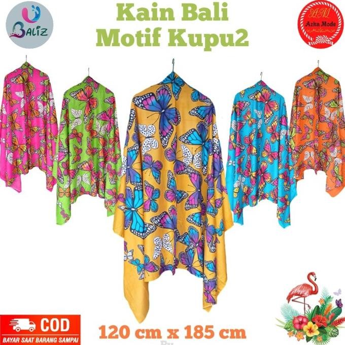 Sale Kain Pantai Bali Motif Kupu -Kupu Jumbo - Sarung Pantai - Chelsi Mode