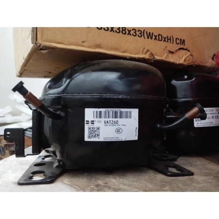 ( READY ) KOMPRESOR KULKAS 2 PINTU AQUA INVERTER ORIGINAL VATZ60