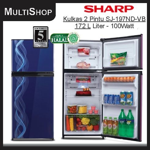 KULKAS LEMARI ES 2 PINTU SHARP KIREI III BOGOR SAJA