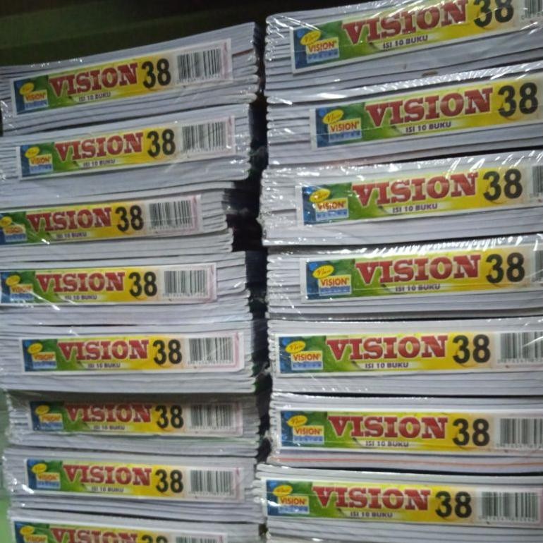

Terbaru Buku Tulis Vision 38 Lembar (Isi 10 Buku)