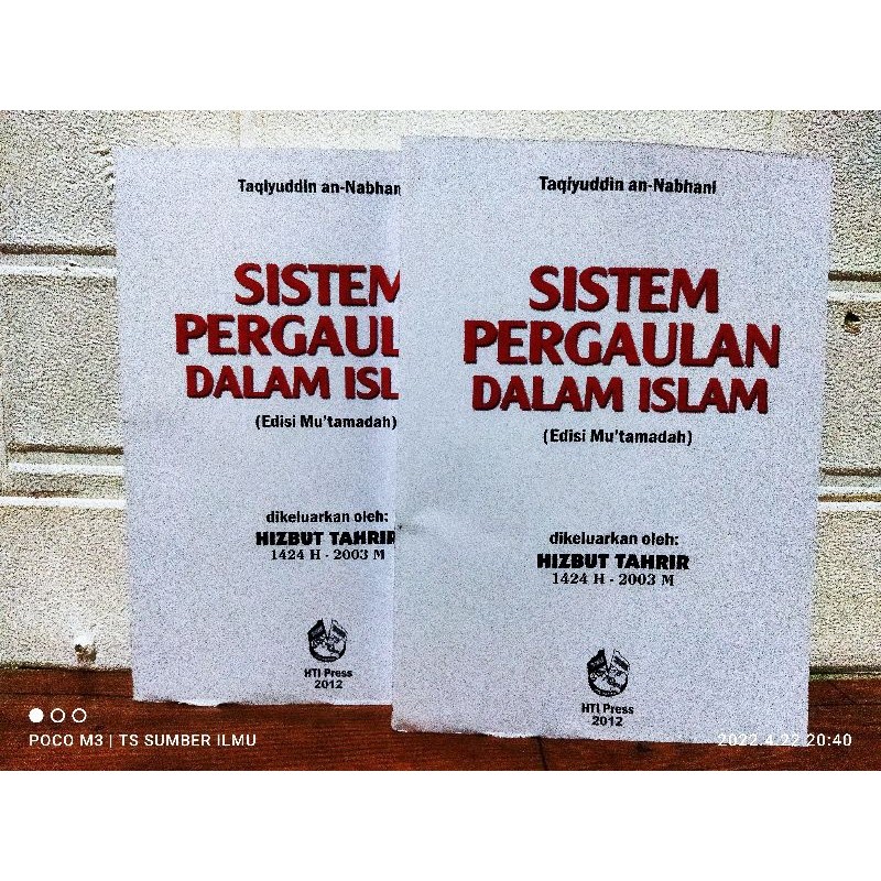 

T.B.S.I. SISTEM PERGAULAN DALAM ISLAM - TAQIYUDDIN AN NABHANI