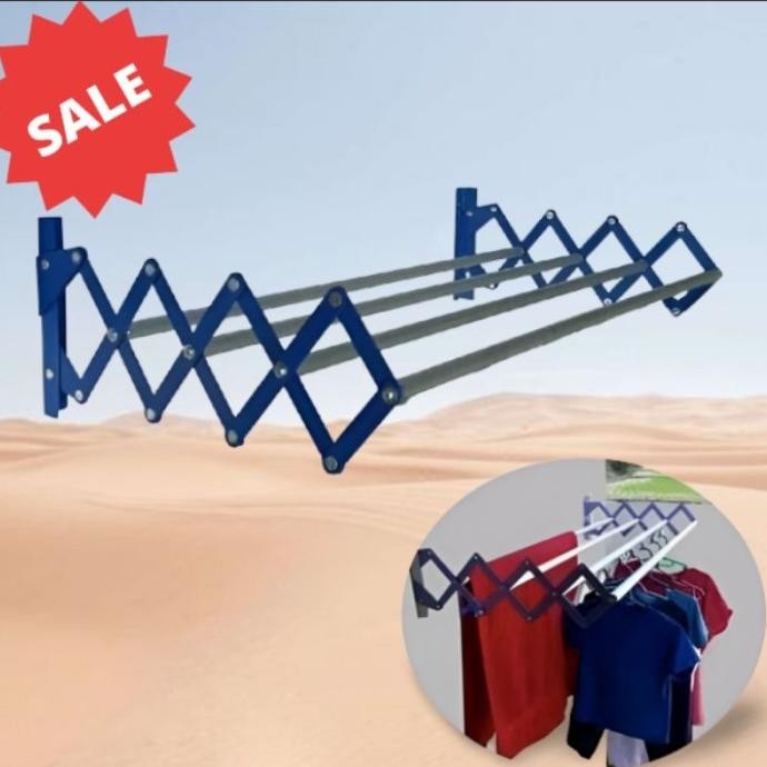 TERMURAH - JEMURAN DINDING LIPAT/jemuran stainless/jemuran murah/ Medan