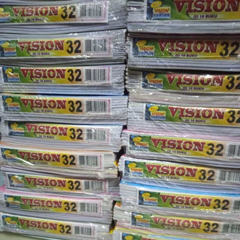 

Viral Buku Tulis Vision 32 Lembar (Isi 10 Buku)