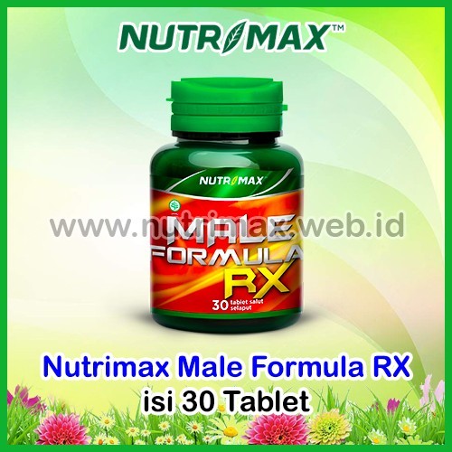 Best Seller Nutrimax Male Formula Rx Obat Herbal Untuk Kuat Pria/Lelaki Perkasa