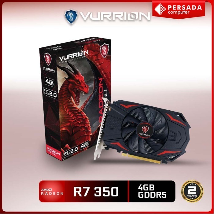 VGA VURRION R7 350 4GB DDR5 128BIT GAMING VGA ORI