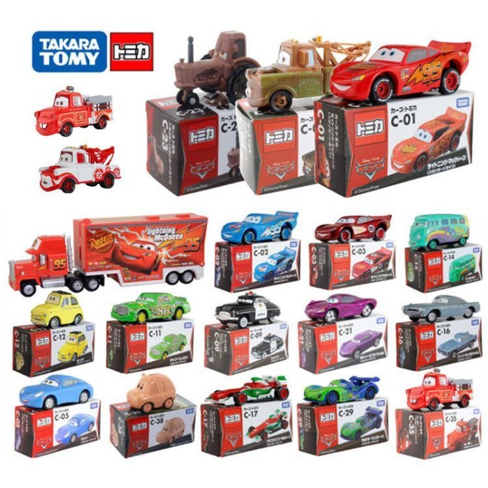 Tomica Cars C-23 Tractor Disney Pixar Diecast Miniatur Takara Tomy ori