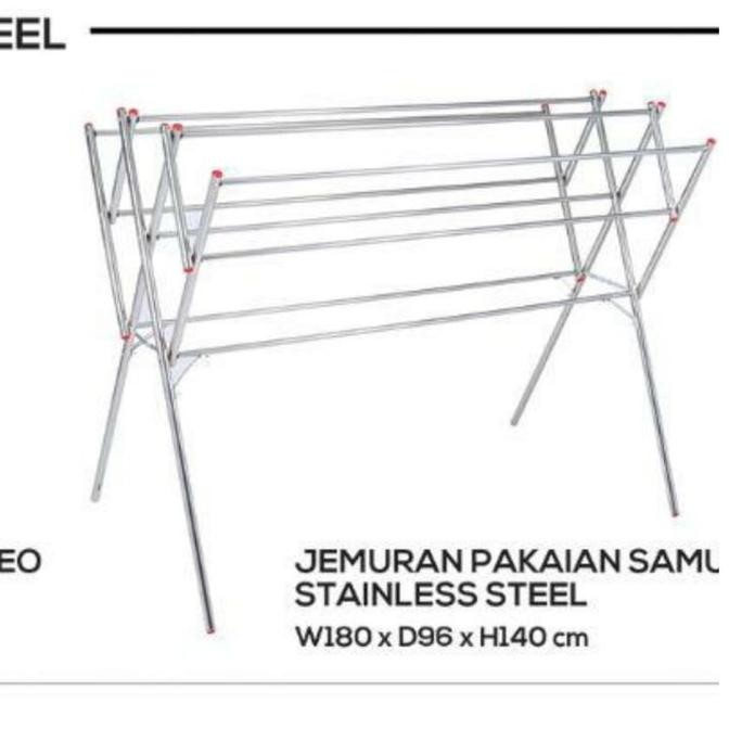 Jemuran Pakaian Stainless Steel