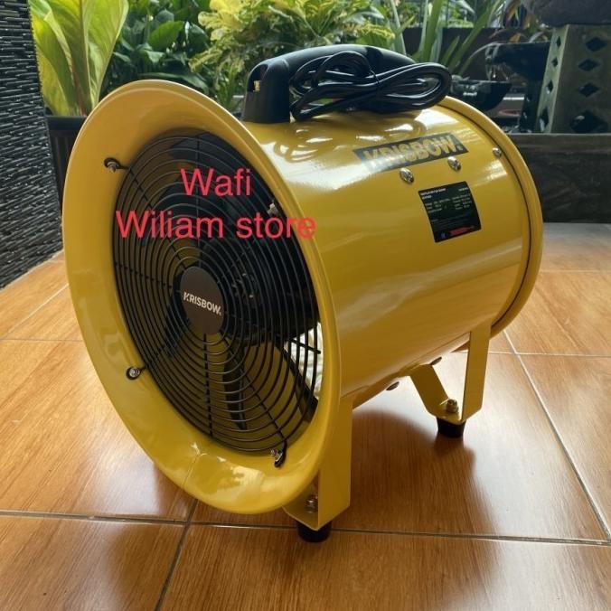 Krisbow Kipas Angin Exhaust Fan Portable Ventilator Blower 12 inci