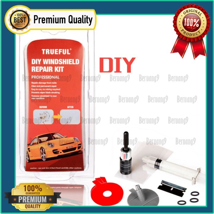 ALAT REPARASI KACA MOBIL RETAK GORES DIY RESIN KACA RETAK CAIRAN KACA