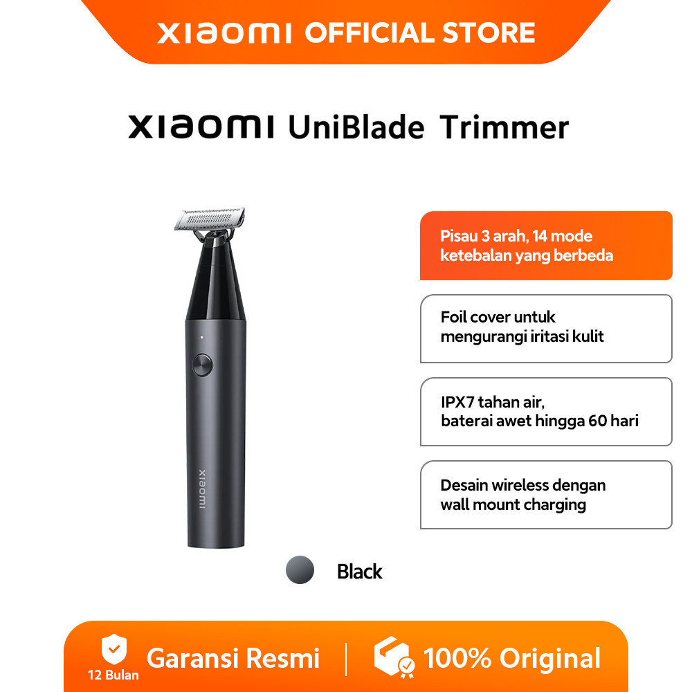 Xiaomi UniBlade Trimmer | Pisau Tiga Arah | IPX7 Tahan Air | Wireless | Alat cukur [ Official Store 