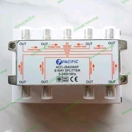 NEW Splitter Spliter 8 way Pacific Satellite