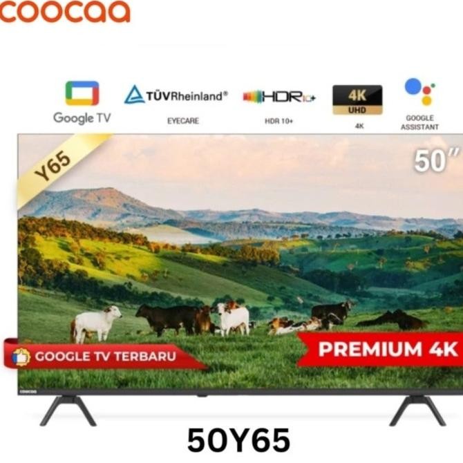 Coocaa 50Y65 55Y65 NEW GOOGLE TV 50 55 in inch 50in 55in 50inch 55inch HDR 10