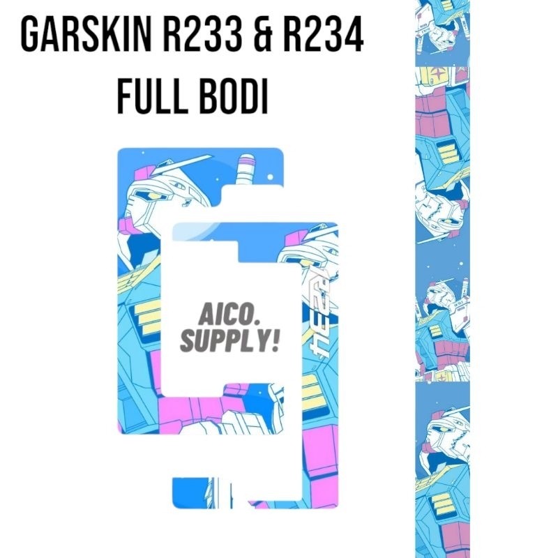 

*Premium Quality* Aicostore R 233 234 Bodi Laminasi Tebal 26 Garskin Custom Stiker Maxdecal Bkn Case COD