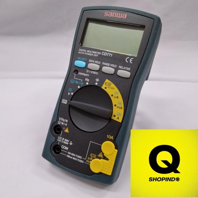 Update SANWA CD771 Multimeter Multitester Avometer Digital qsho0 Ayo Beli