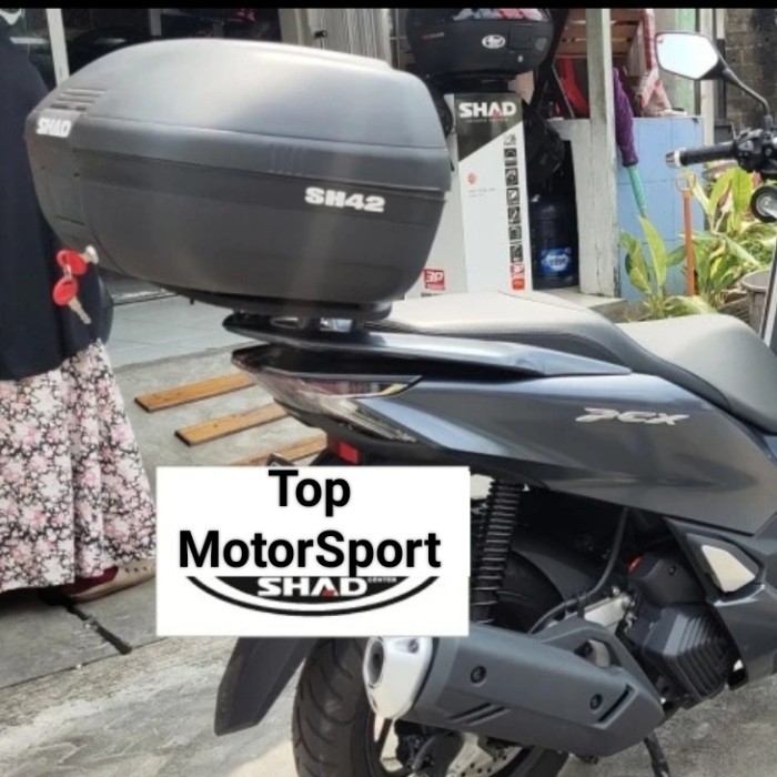 BOX TOP BOX MOTOR PCX-160 / PCX-150 SHAD-42 PAKETAN TINGGAL PASANG