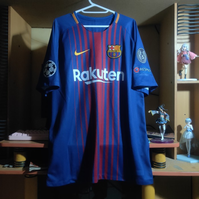 JERSEY FC BARCELONA BARCA 2017/18 HOME ORIGINAL LIONEL MESSI