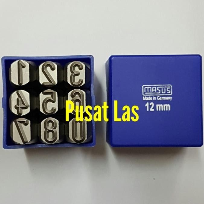 

TERMURAH - Angka Ketok 12mm / Nomor Number Stamp Punch Figure 12 mm MASUS Germany