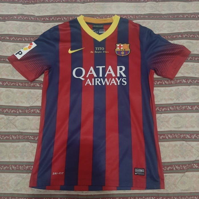 JERSEY ORIGINAL FC BARCELONA 13/14 #8 A.INIESTA